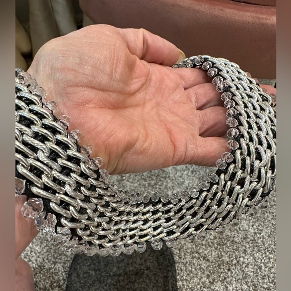 Chicos adjustable woven statement necklace-collar - Picture 3 of 8